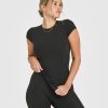 Mellow™ Rib T-Shirt Soft Black