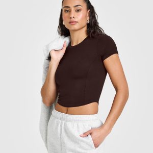 Mellow™ Soft Mid Short Sleeve T-Shirt 70% Cocoa