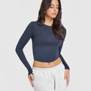 Mellow™ Soft Mid Long Sleeve Top True Blue