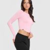 Mellow™ Soft Mid Long Sleeve Top Petal Pink
