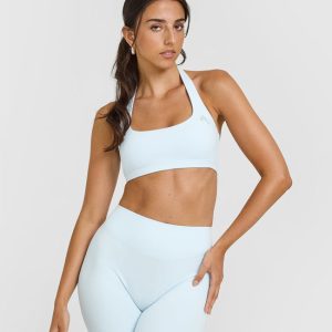 EasyLift™ Halter Bralette Cloud Blue