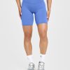 SoftMotion™ Cycling Shorts 8" Glaucous Blue