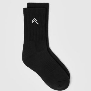 Crew Socks 3 Pack Black