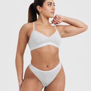 Soft Classic Bralette Grey Marl